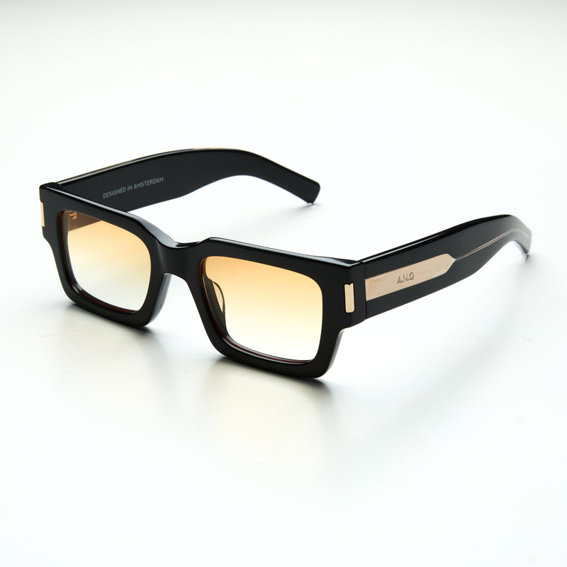 Uptown Acetate Black Orange